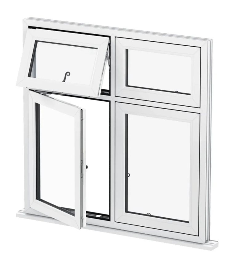 Vinyl windows of the type Royal Windoor distributes and installs