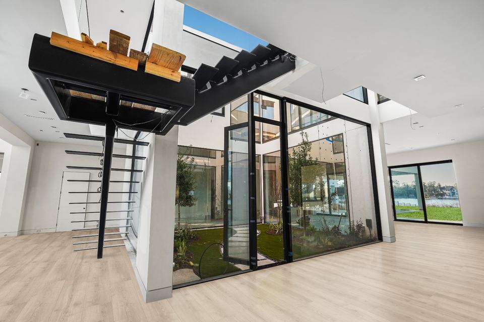 Commercial office glass partition and architectural interior glazing
